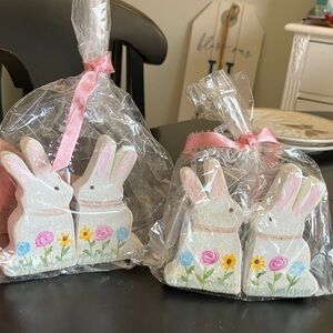 Easter Bunny Set with Floral Design